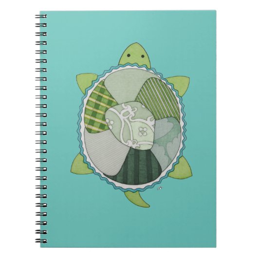 Key Limoen Turtle Notitieboek (Voorkant)