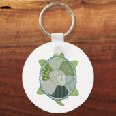 Key Limoen Turtle Sleutelhanger (Voorkant)
