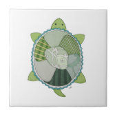 Key Limoen Turtle Tile Tegeltje (Voorkant)