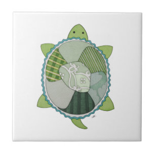 Key Limoen Turtle Tile Tegeltje