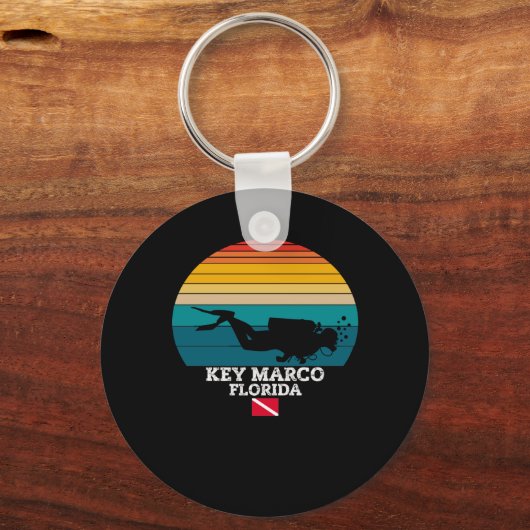 Key Marco US Island Diving Sleutelhanger (Voorkant)