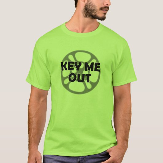 "Key me Out" Greenscreen VFX T-shirt (Voorkant)