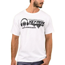 KEY MIXX OFFICIAL Basic Donkere T-Shirt