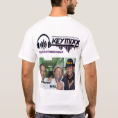 KEY MIXX OFFICIAL  Basic Donkere T-Shirt (Achterkant)