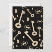  Key Nieuw Home Sweet Home Housewarming Kaart (Achterkant)