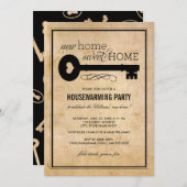  Key Nieuw Home Sweet Home Housewarming Kaart (Voorkant / Achterkant)