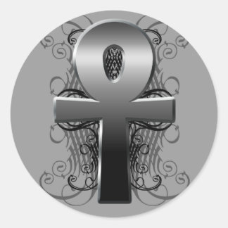 "Key of Life (Ankh)" in Chrome Sticker