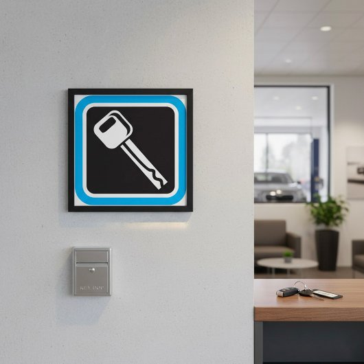 Key-pictogram-Poster Poster