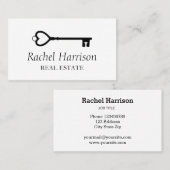 Key Real Estate Interior Designer Beoordeling Visitekaartje (Voorkant / Achterkant)