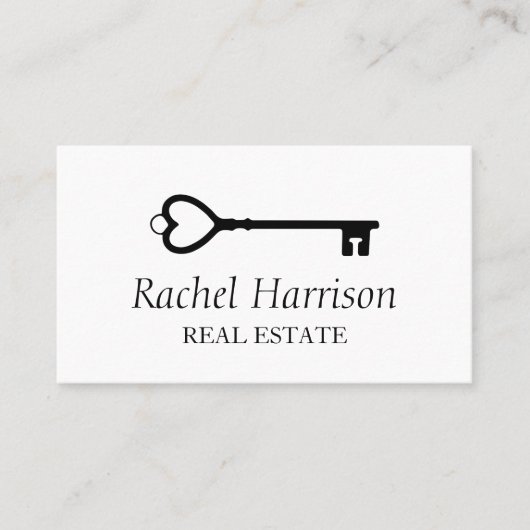 Key Real Estate Interior Designer Beoordeling Visitekaartje (Voorkant)