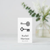  Key Real Estate Interior Designer Beoordeling Visitekaartje (Staand voorkant)