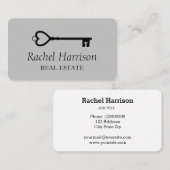 Key Real Estate Interior Designer Beoordeling Visitekaartje (Voorkant / Achterkant)