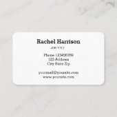 Key Real Estate Interior Designer Beoordeling Visitekaartje (Achterkant)