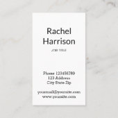  Key Real Estate Interior Designer Beoordeling Visitekaartje (Achterkant)