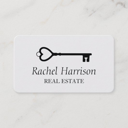Key Real Estate Interior Designer Beoordeling Visitekaartje (Voorkant)