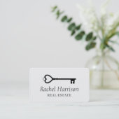 Key Real Estate Interior Designer Beoordeling Visitekaartje (Staand voorkant)