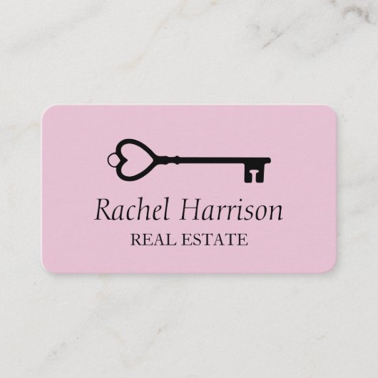  Key Real Estate Interior Designer Beoordeling Visitekaartje (Voorkant)