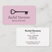  Key Real Estate Interior Designer Beoordeling Visitekaartje (Voorkant / Achterkant)