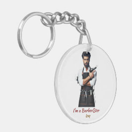 Key Ring Barber thema Sleutelhanger