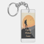 Key ring "Explore Without Limits" Sleutelhanger (Voorkant Links)