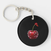 Key Ring - modern cherry design Sleutelhanger (Voorkant)