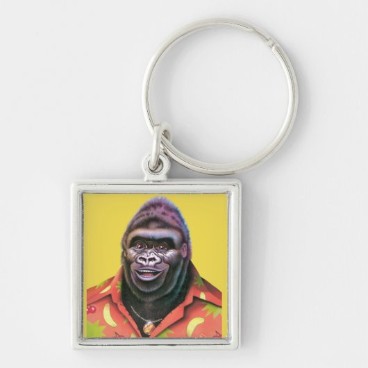 "Key Ring Vain Gorilla-ontwerp" Sleutelhanger (Voorkant)