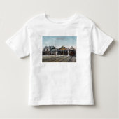 Key Route Ferry Terminal en Railway Kinder Shirts (Voorkant)