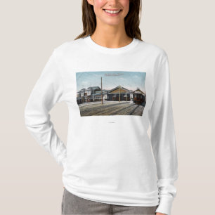 Key Route Ferry Terminal en Railway T-shirt