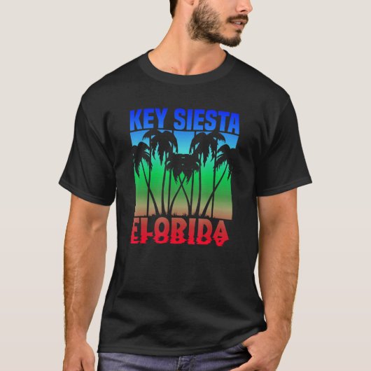 Key Siesta Florida T-shirt (Voorkant)