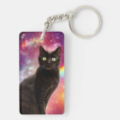 Key Space Cat Ring Sleutelhanger (achterkant)