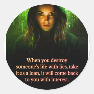 key tag ronde sticker