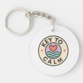 Key to Calm | School Support Thank You Gift Sleutelhanger (Voorkant)