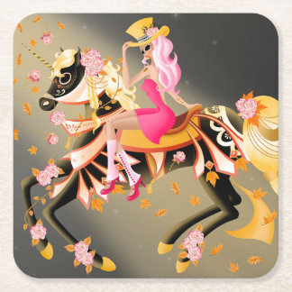 Key to Madness Square Coaster Kartonnen Onderzetters