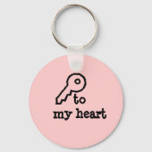 "key to my hart" sleutelhanger (Voorkant)