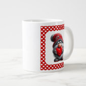 "Key to My Heart" Whimsical Gnome Grote Koffiekop (Voorkant rechts)