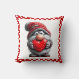 "Key to My Heart" Whimsical Gnome Kussen