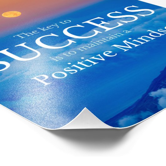 Key to Success Inspirerend 6"x6"-fotopapier Foto Afdruk (Hoek)