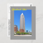 Key Tower, Cleveland, Ohio, VS Briefkaart (Voorkant / Achterkant)