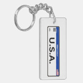 Key USA Mercosr Sleutelhanger (Voorkant Links)