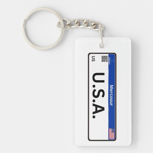 Key USA Mercosr Sleutelhanger (Voorkant)