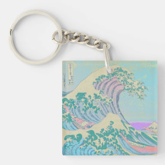 Key Wave Pastel Ring Sleutelhanger
