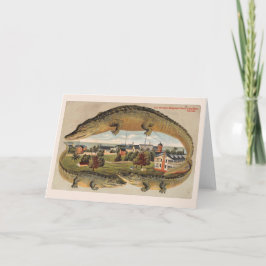 Key West Alligator Card Kaart