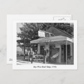 Key West Bait Shop, jaren '30 Briefkaart (Voorkant / Achterkant)