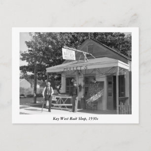 Key West Bait Shop, jaren '30 Briefkaart