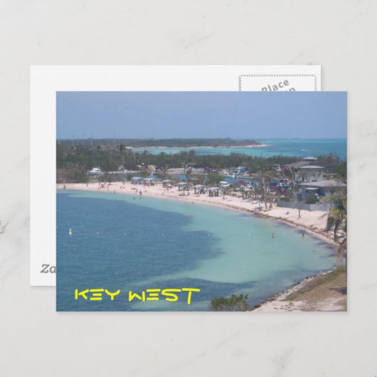 Key West Beach Briefkaart (Voorkant / Achterkant)