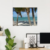 Key West Beach Poster (Thuiskantoor)