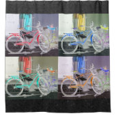 Key West Bicycle Douchegordijn (Voorkant)