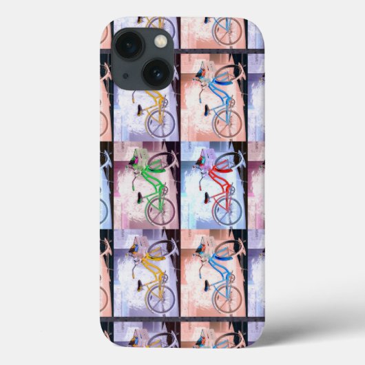 Key West Bicycle Pattern Case-Mate iPhone Case (Achterkant)