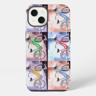 Key West Bicycle Pattern iPhone 13 Hoesje