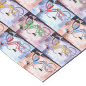 Key West Bicycle Pattern Korte Tafelloper (Hoek)